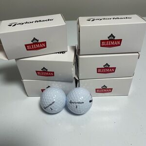 TaylorMade White Golf Balls with Sleeman Logo
